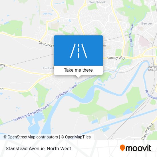 Stanstead Avenue map