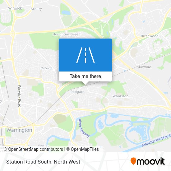 Station Road South map