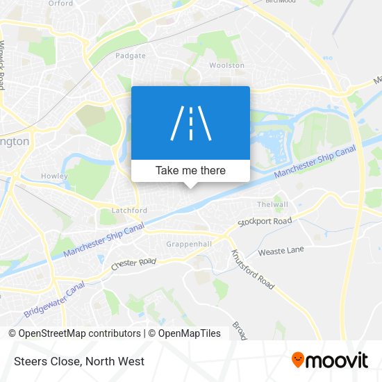 Steers Close map