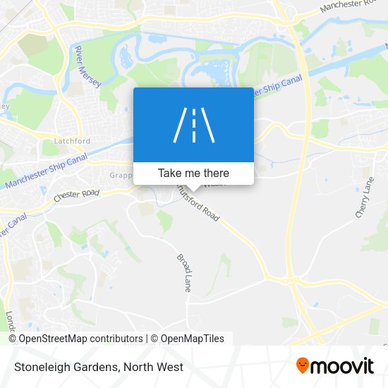 Stoneleigh Gardens map