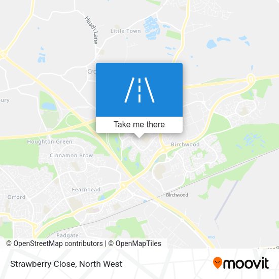 Strawberry Close map