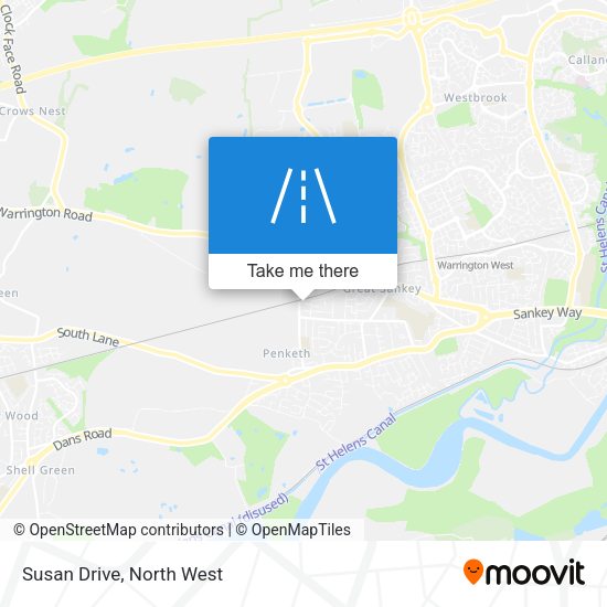 Susan Drive map