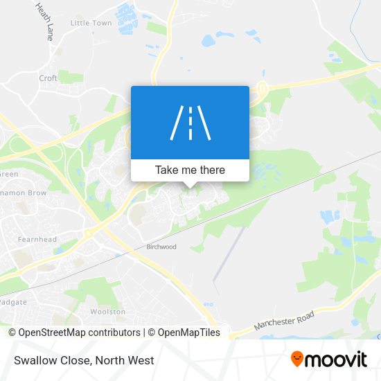 Swallow Close map