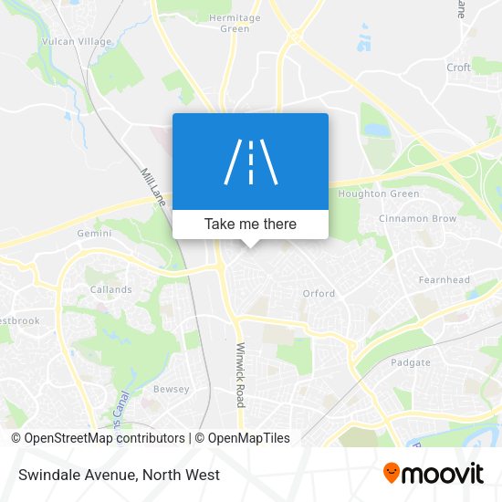 Swindale Avenue map