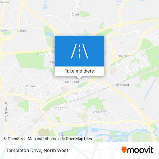 Templeton Drive map
