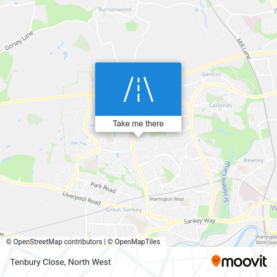 Tenbury Close map