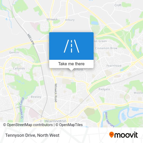 Tennyson Drive map