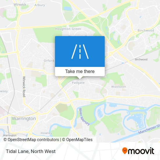 Tidal Lane map