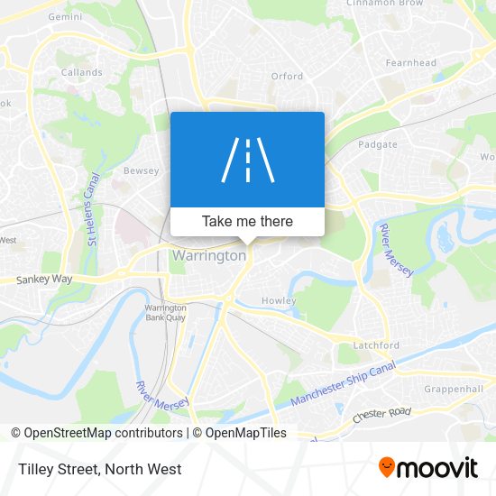 Tilley Street map
