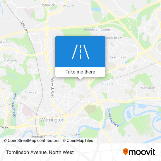 Tomlinson Avenue map