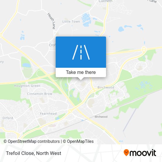 Trefoil Close map