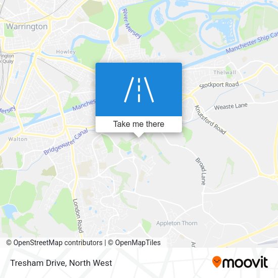 Tresham Drive map