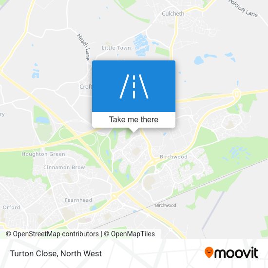 Turton Close map
