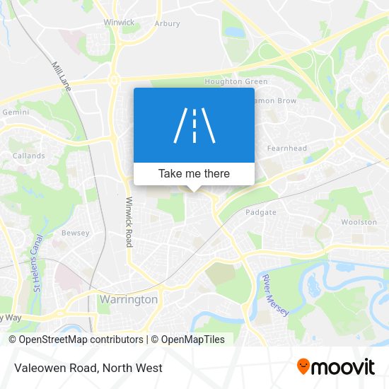 Valeowen Road map