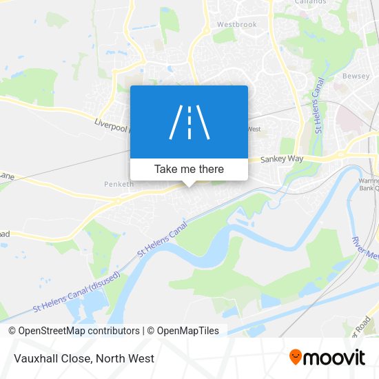 Vauxhall Close map