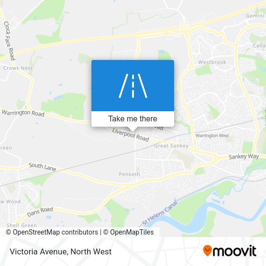 Victoria Avenue map