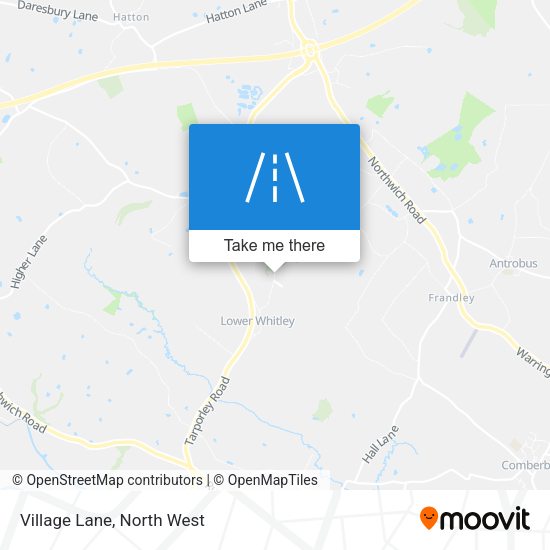 Village Lane map