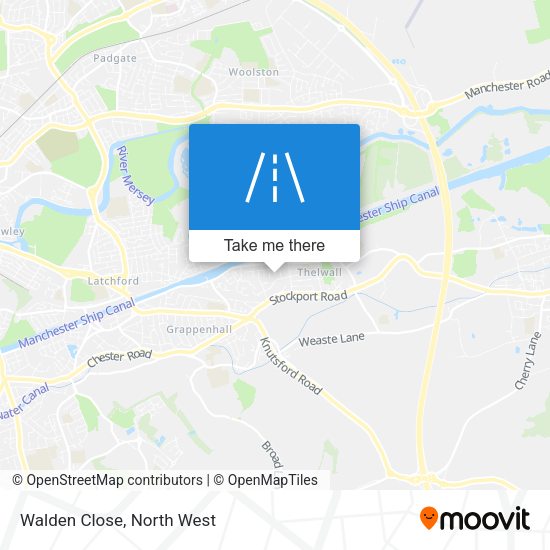 Walden Close map