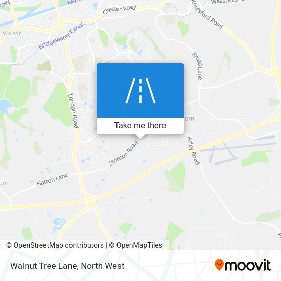 Walnut Tree Lane map