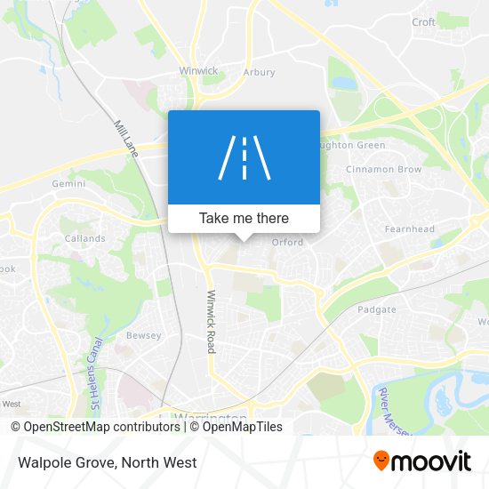 Walpole Grove map