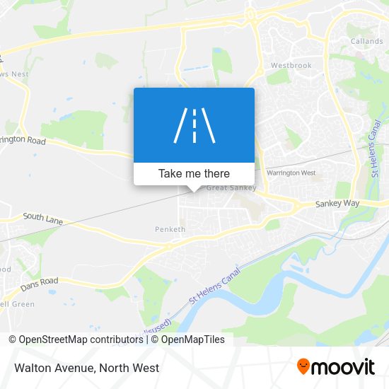 Walton Avenue map