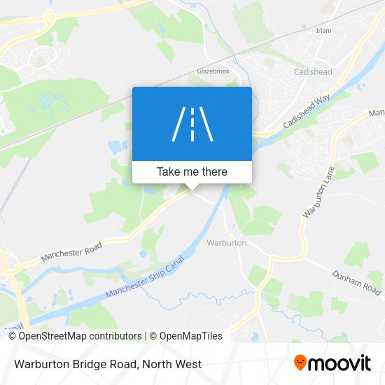 Warburton Bridge Road map