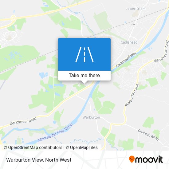 Warburton View map