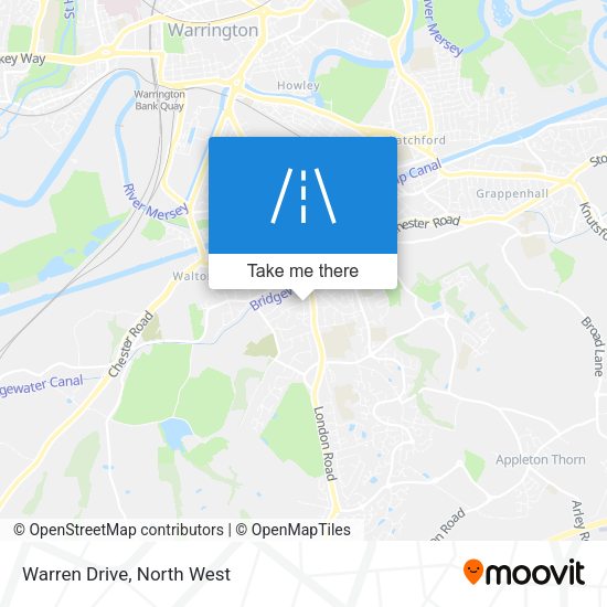 Warren Drive map