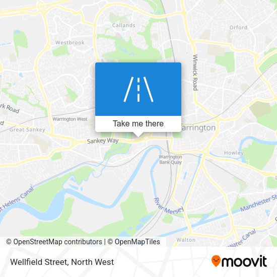 Wellfield Street map