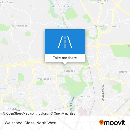 Welshpool Close map