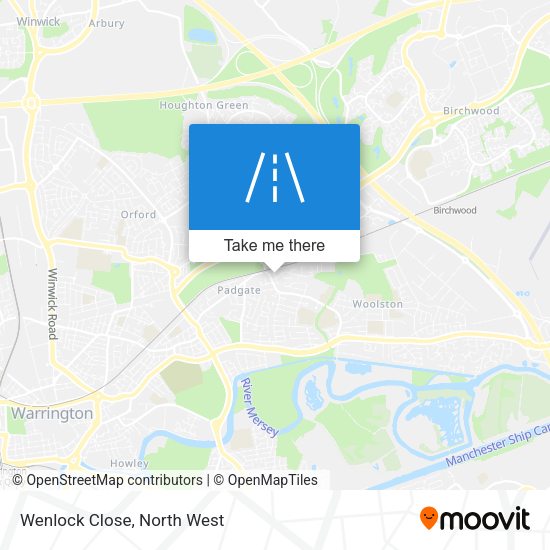 Wenlock Close map