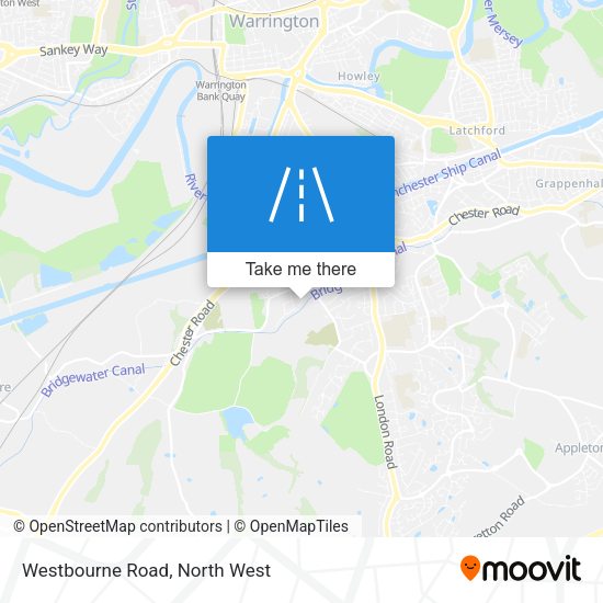 Westbourne Road map