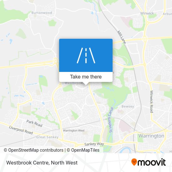 Westbrook Centre map