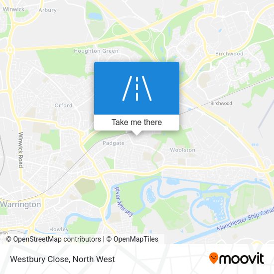 Westbury Close map
