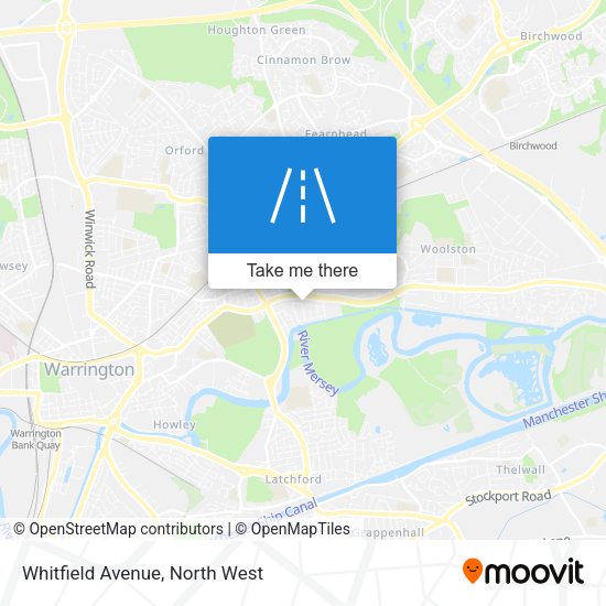 Whitfield Avenue map