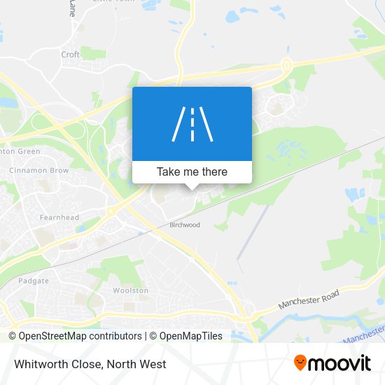 Whitworth Close map