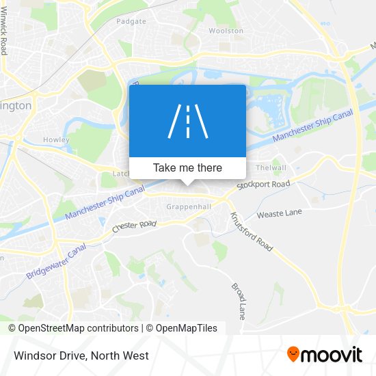 Windsor Drive map