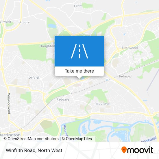 Winfrith Road map