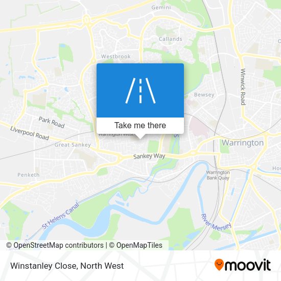 Winstanley Close map