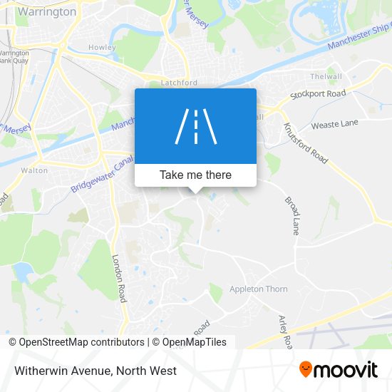 Witherwin Avenue map