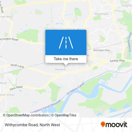 Withycombe Road map