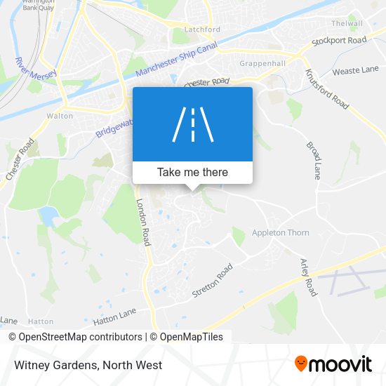 Witney Gardens map