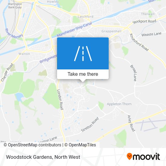 Woodstock Gardens map