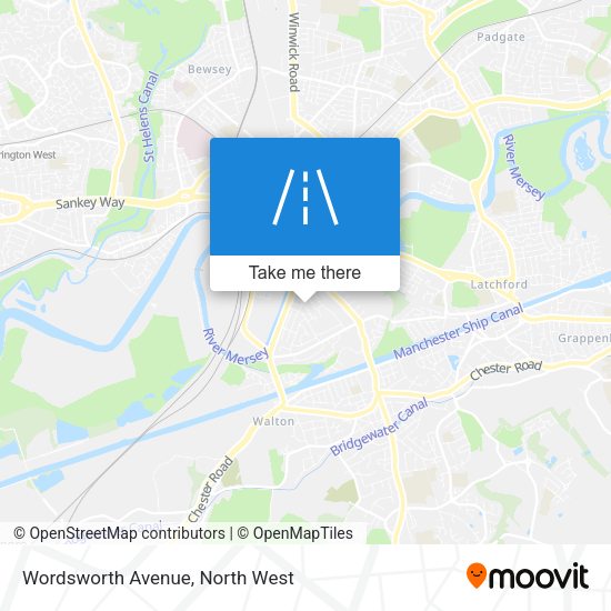 Wordsworth Avenue map