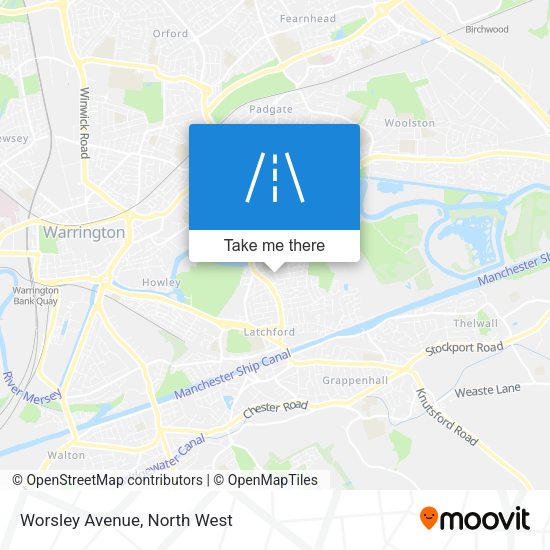 Worsley Avenue map