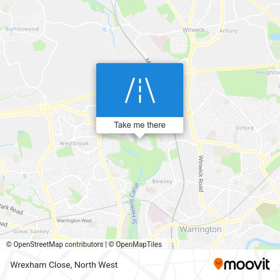 Wrexham Close map