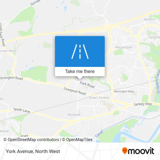 York Avenue map