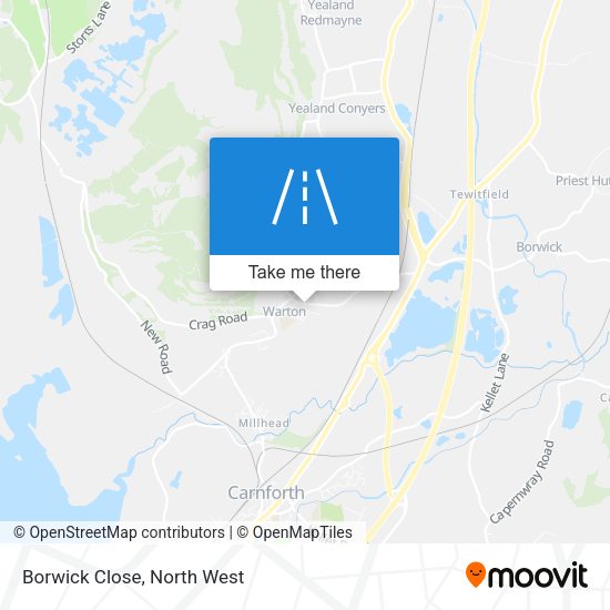 Borwick Close map
