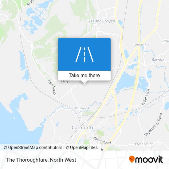 The Thoroughfare map