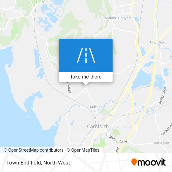 Town End Fold map